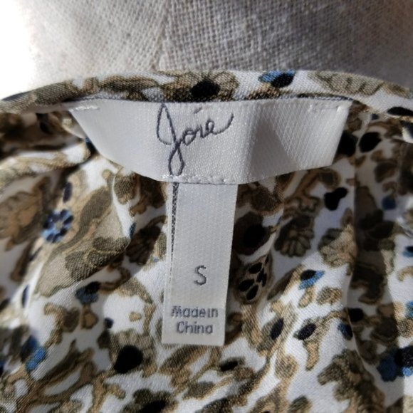 Joie Silk Green Tassel Sleeveless Tank Top Sz Small - Picture 7 of 9